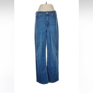 Madewell Women's Wide Leg Blue Jeans- Perfect Vintage Wide-Leg style